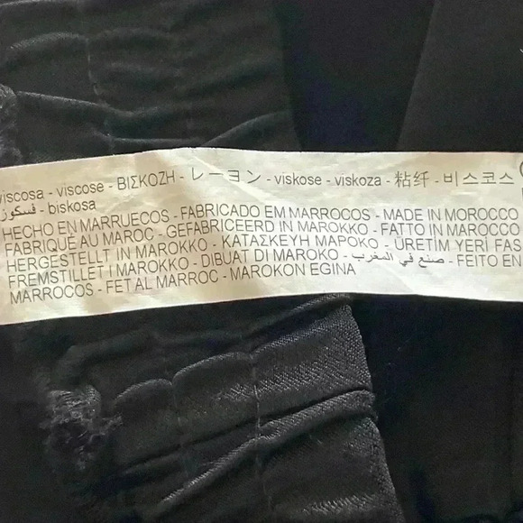 Zara Women’s Black Pull On Jogger Pants Size Medium - Picture 8 of 11